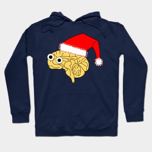 Santa Hat Brain Hoodie